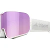 Masque de Ski Tripoint Tumba Peak Small Matt White Purple Purple Multil
