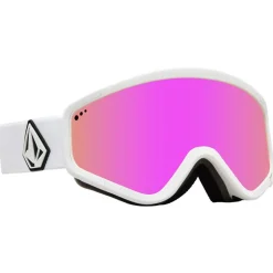 Masque de Ski Volcom Attunga Matte White Pink Chrome