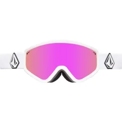 Masque de Ski Volcom Attunga Matte White Pink Chrome