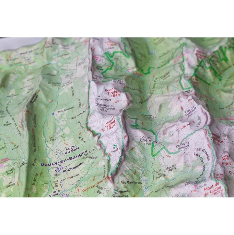 Massif Des Bauges + Cadre