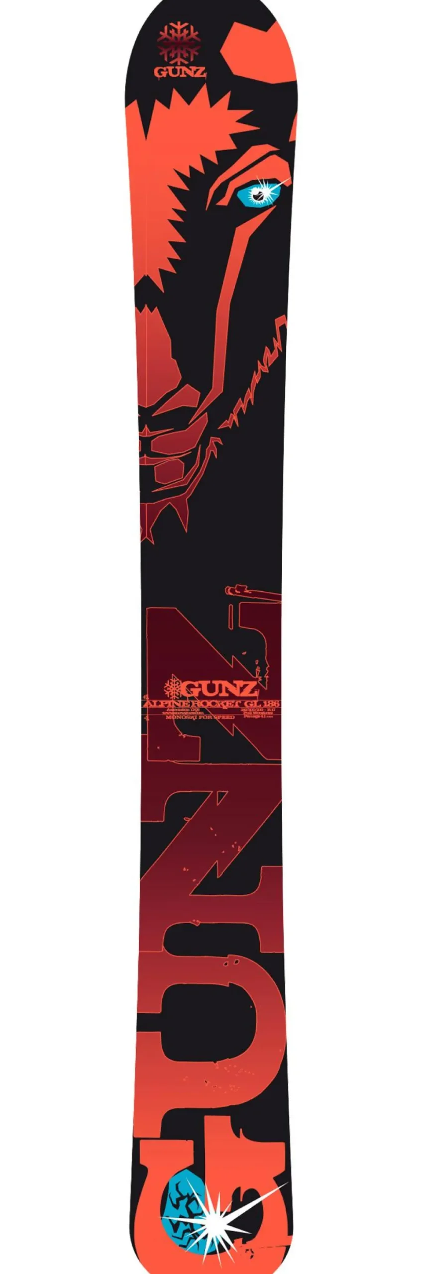 Monoski Snowgunz Alpine Rocket