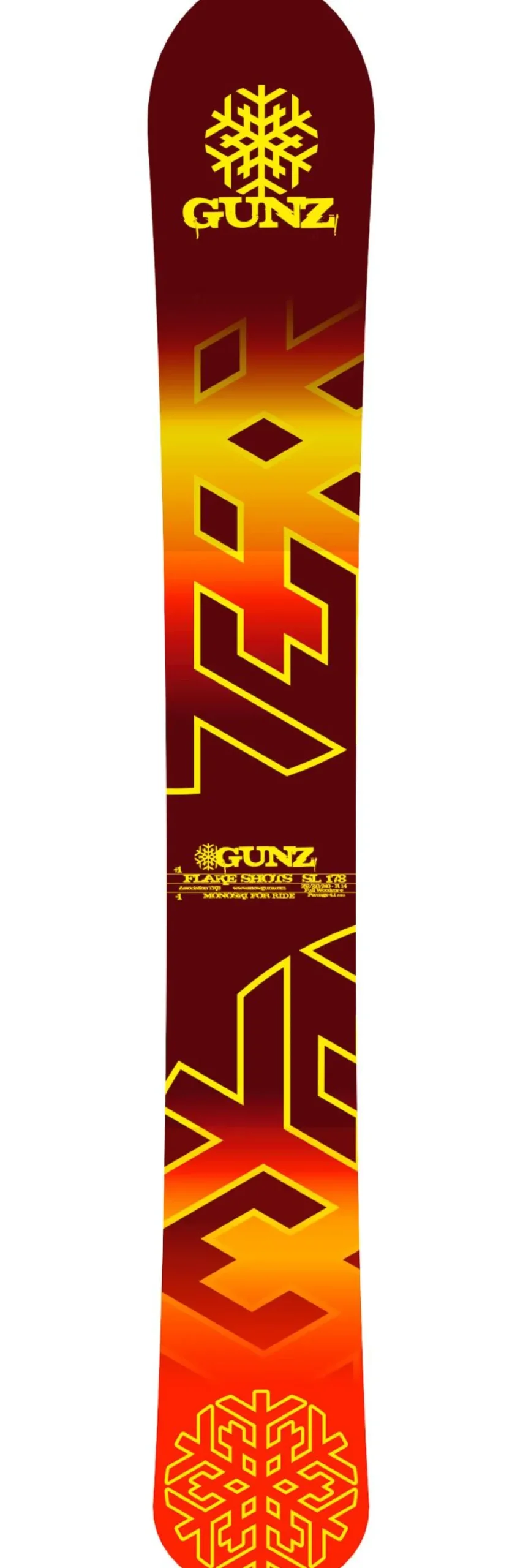 Monoski Snowgunz Flake Shot