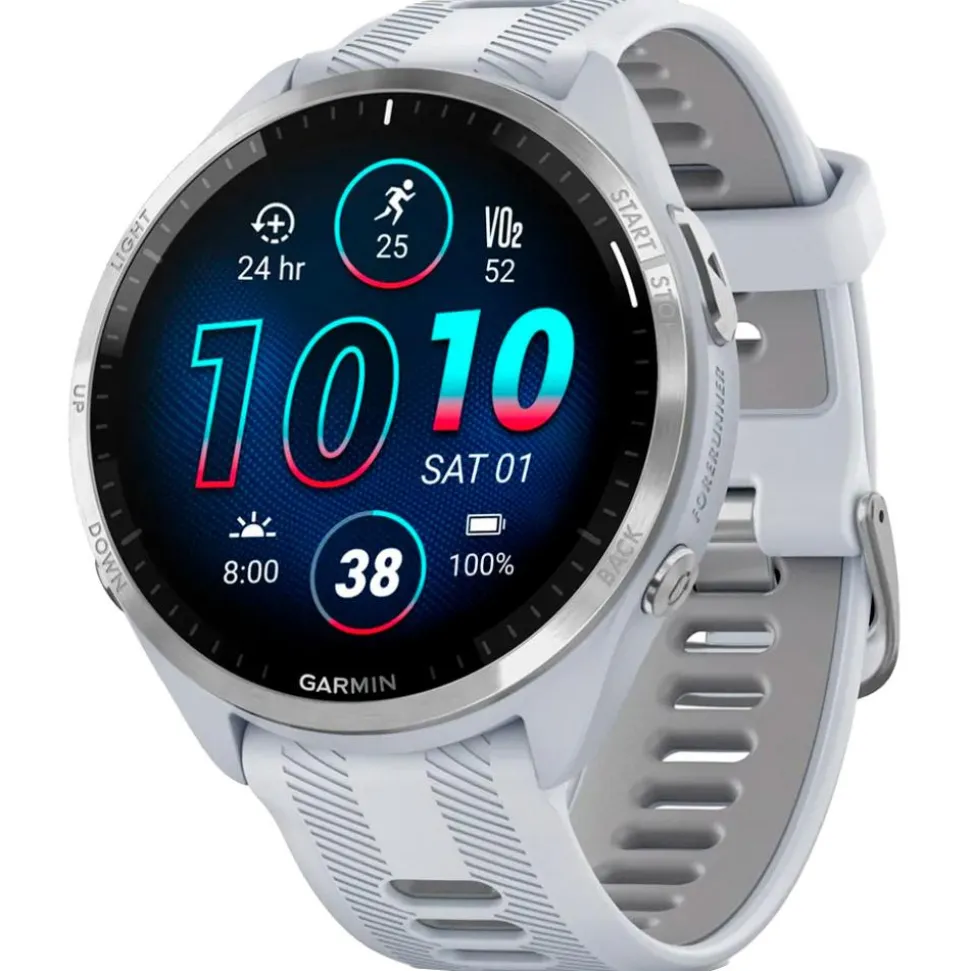 Montres GPS Garmin Forerunner 965 Blanc Gris