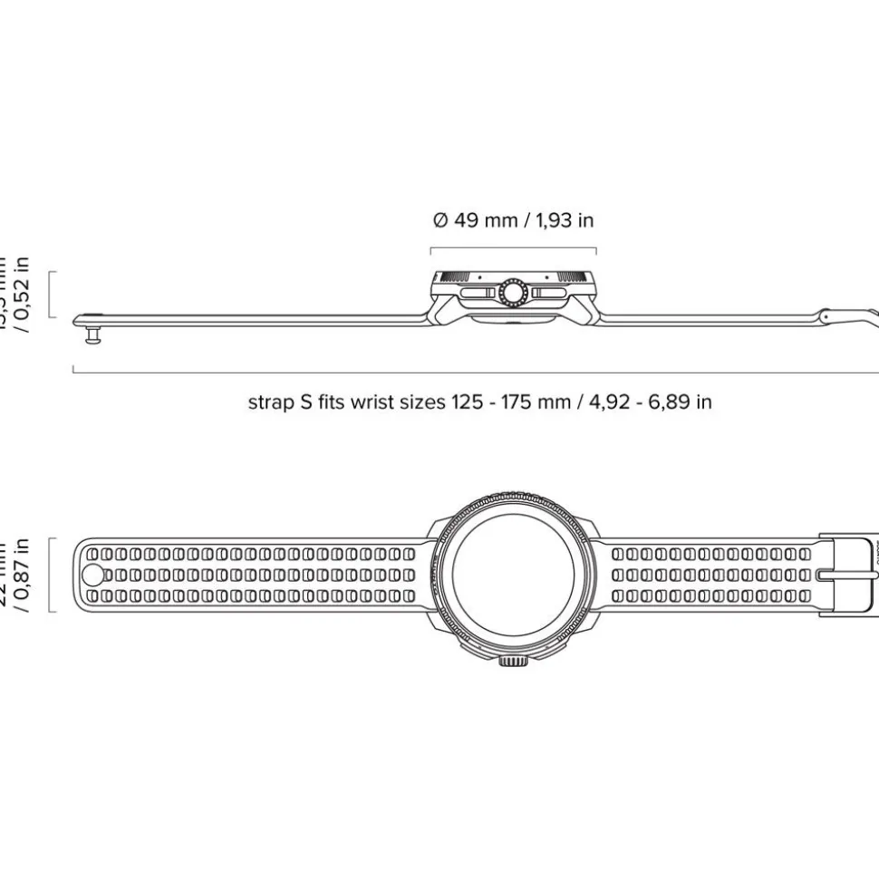 Montres GPS Suunto Race Titanium Charcoal