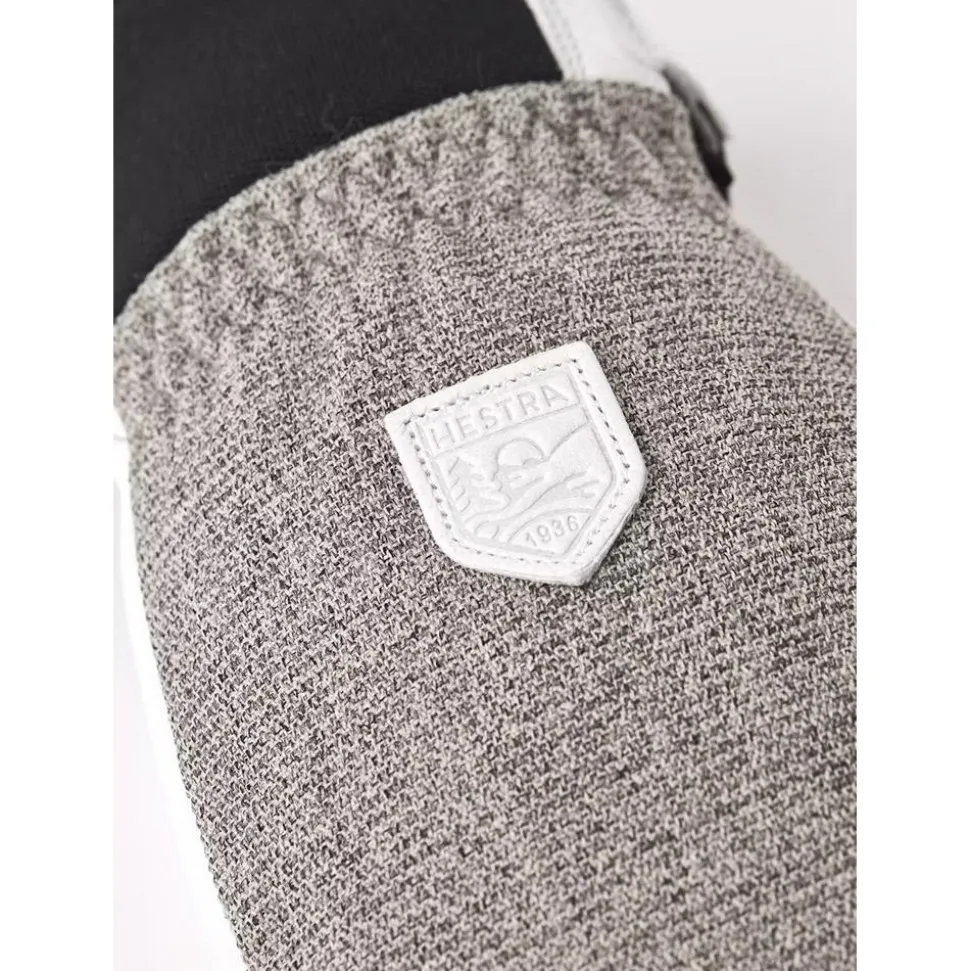 Moufles Hestra Army Leather Patrol Female Mitt Light Grey