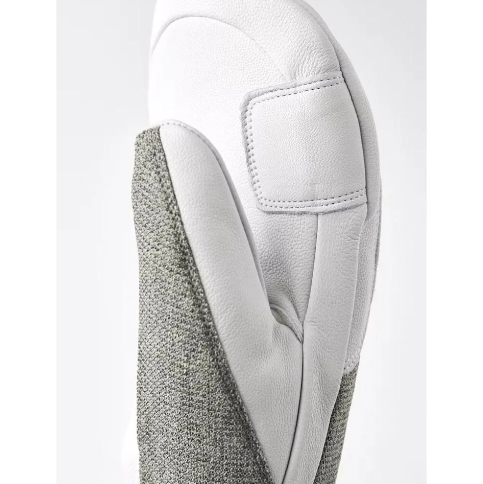 Moufles Hestra Army Leather Patrol Female Mitt Light Grey