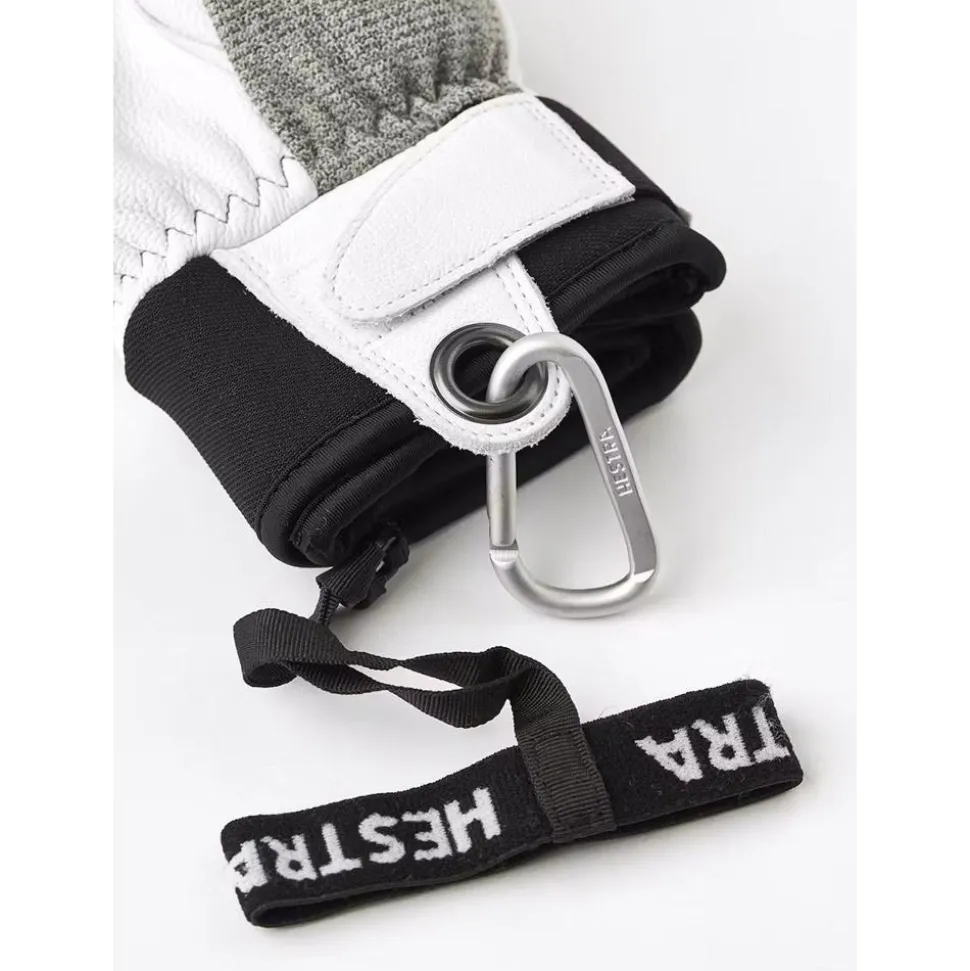 Moufles Hestra Army Leather Patrol Female Mitt Light Grey