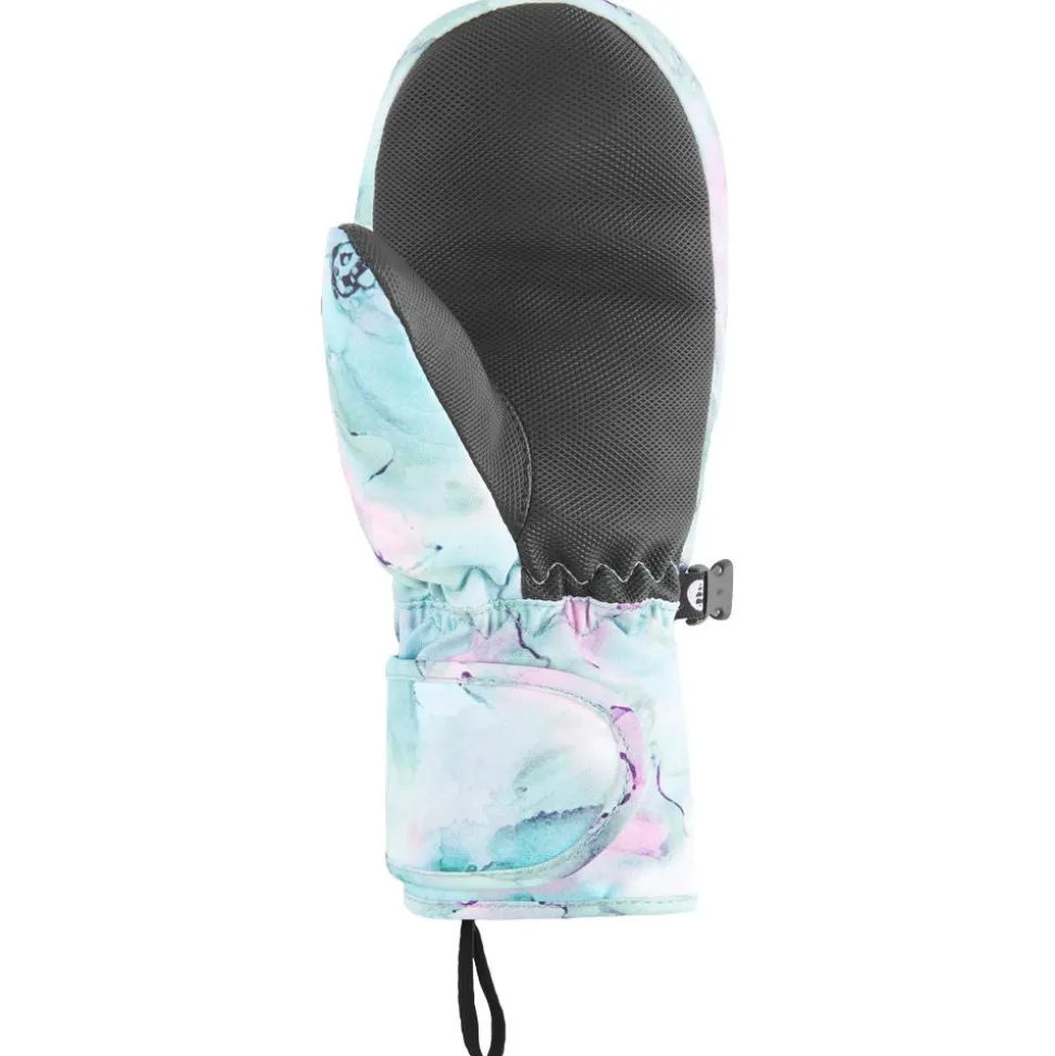 Moufles Picture Snowy Mittens Blurry Water Print