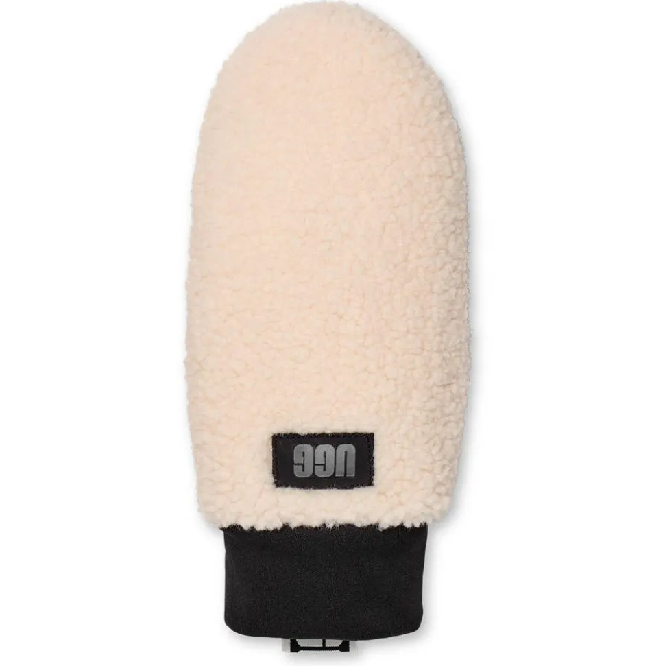 Moufles UGG W Uggfluff Mitten With Logo Tape Nimbus