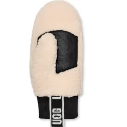 Moufles UGG W Uggfluff Mitten With Logo Tape Nimbus