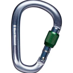 Mousqueton Black Diamond Pearlock Screwgate Grey