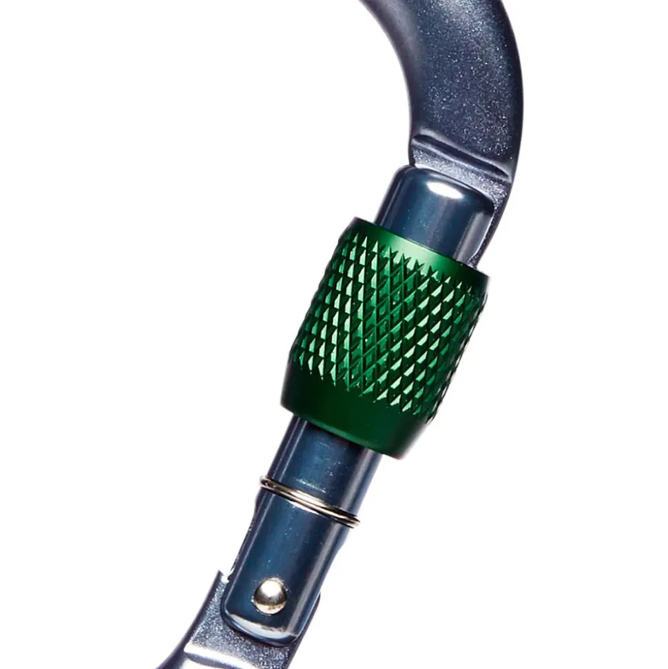 Mousqueton Black Diamond Pearlock Screwgate Grey