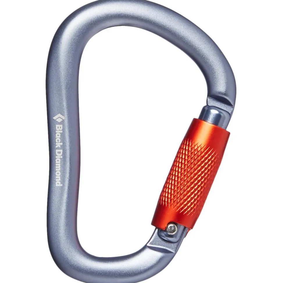 Mousqueton Black Diamond Rocklock Twistlock Gray