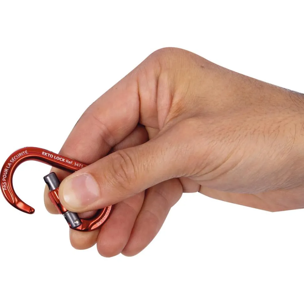 Mousqueton C.A.M.P. Ekto Lock Rouge