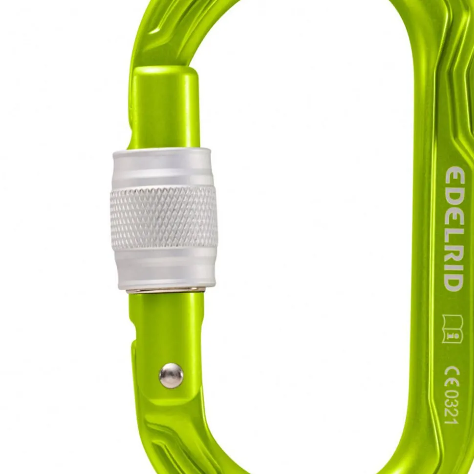 Mousqueton Edelrid Oval Power 2500 Screw Oasis
