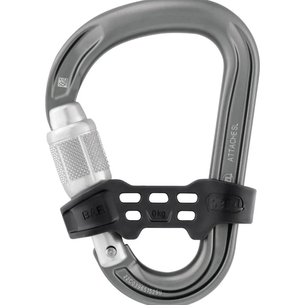 Mousqueton Petzl Attache Bar Gris