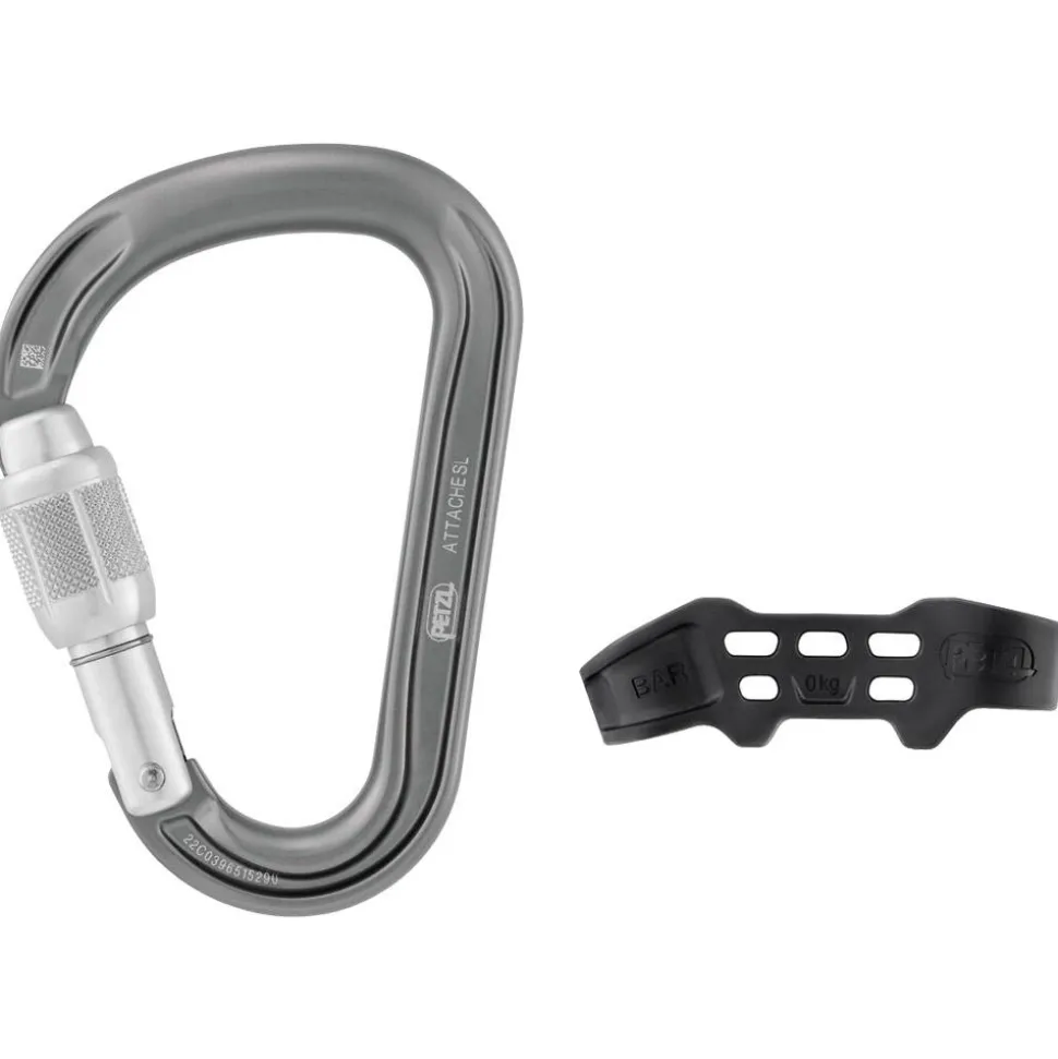 Mousqueton Petzl Attache Bar Gris