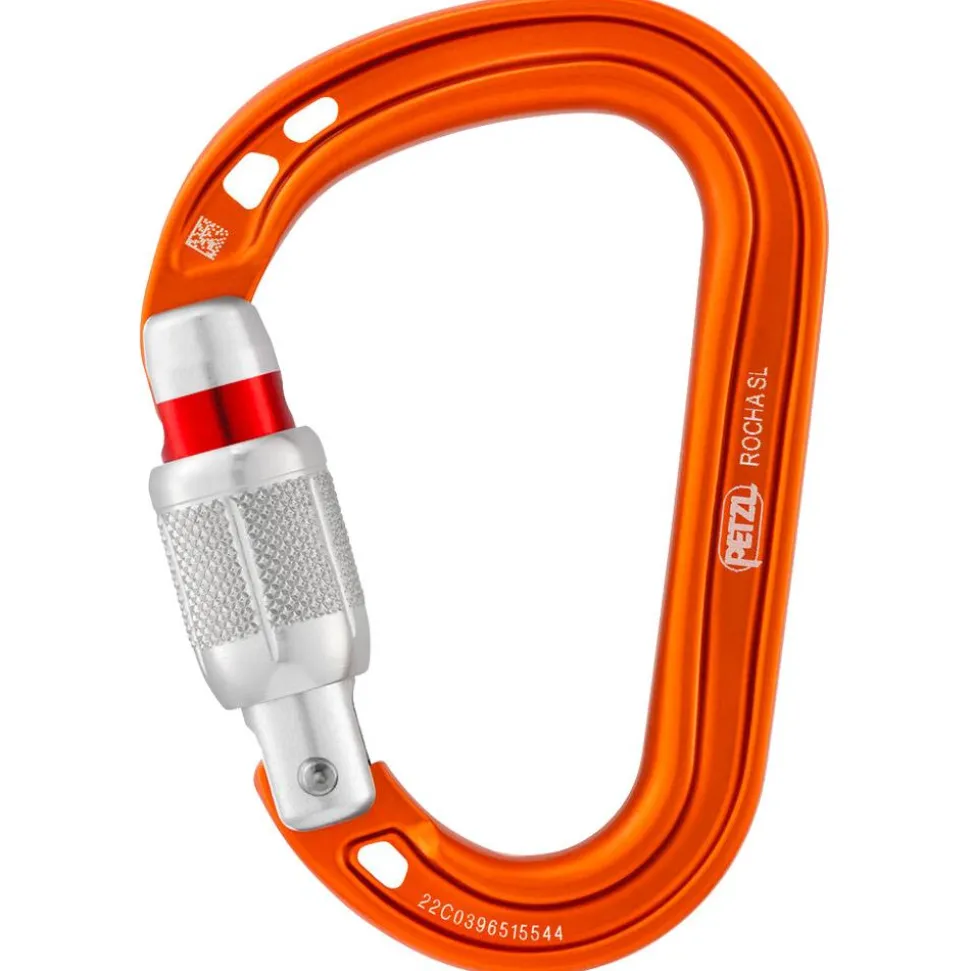 Mousqueton Petzl Rocha Screw Lock Orange