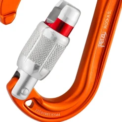 Mousqueton Petzl Rocha Screw Lock Orange