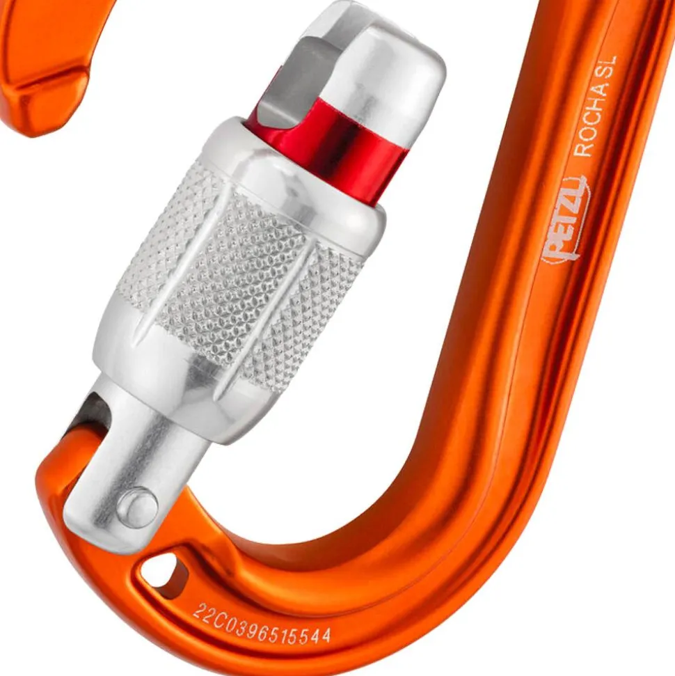 Mousqueton Petzl Rocha Screw Lock Orange