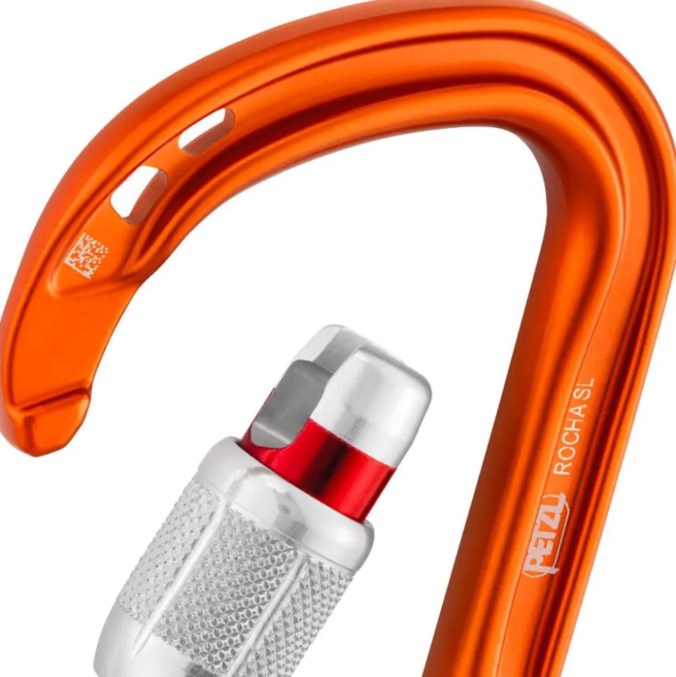 Mousqueton Petzl Rocha Screw Lock Orange