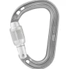 Mousqueton Petzl Rocha Screw Lock Gris