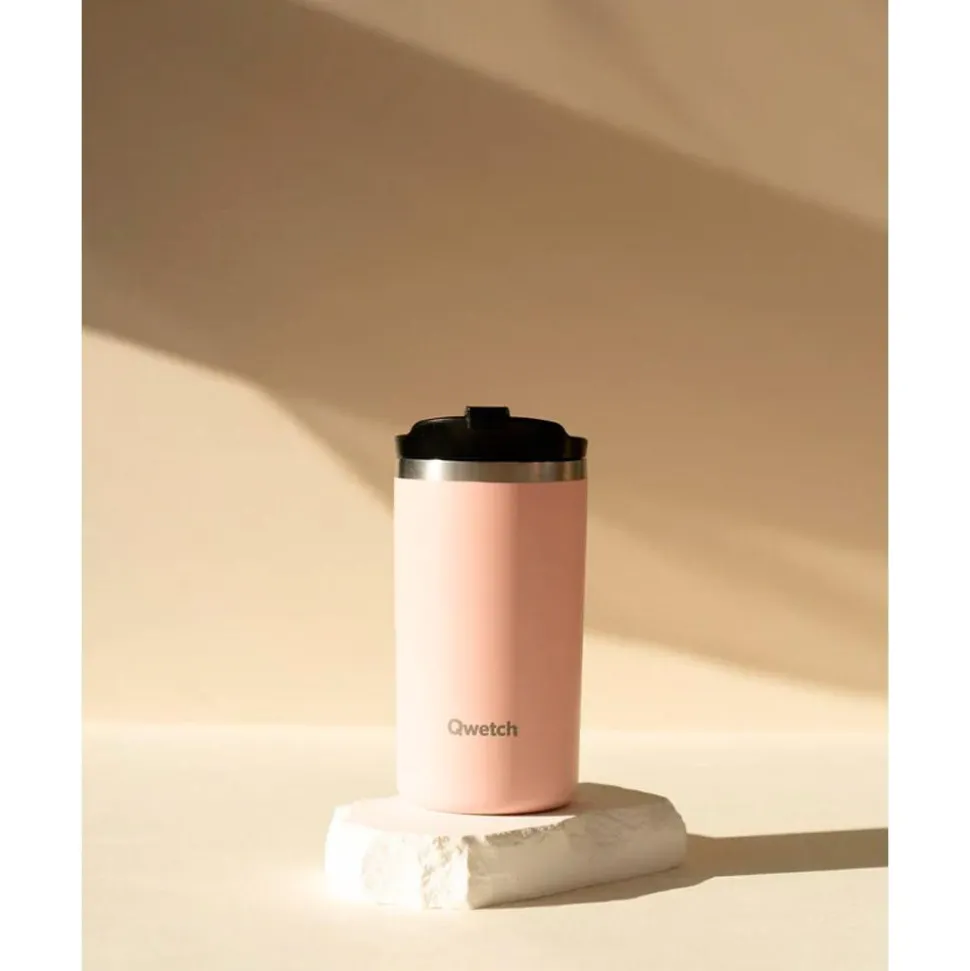 Mug Qwetch Travel Mug 470 ml Pastel Rose