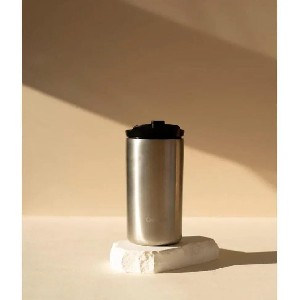Mug Qwetch Travel Mug 350 ml Inox Brossé