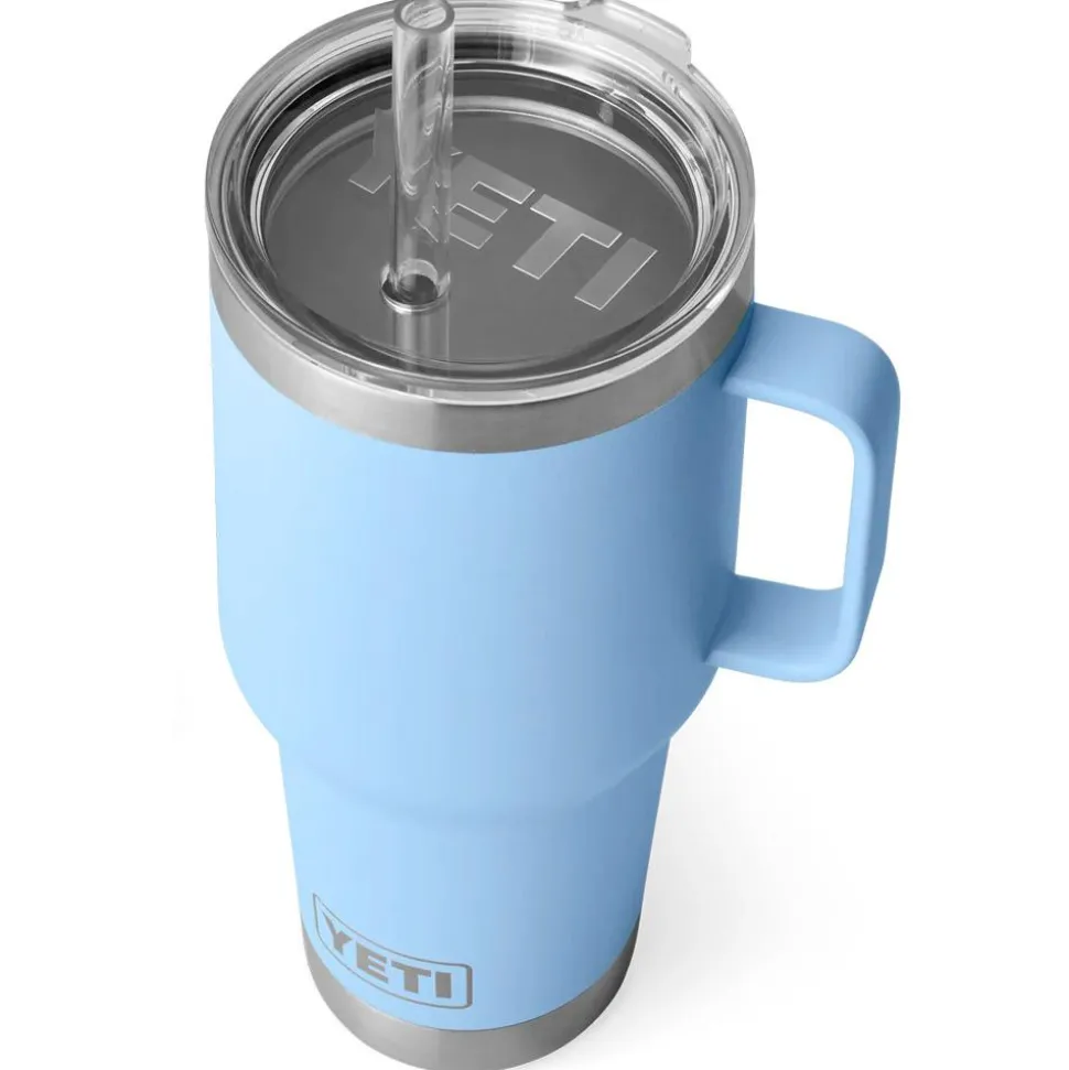 Mug Yeti Rambler 35 Oz (994 ml) Straw Mug Big Sky Blue