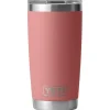 Mug Yeti Rambler 20 Oz (591 ml) Tumbler Sandstone Pink
