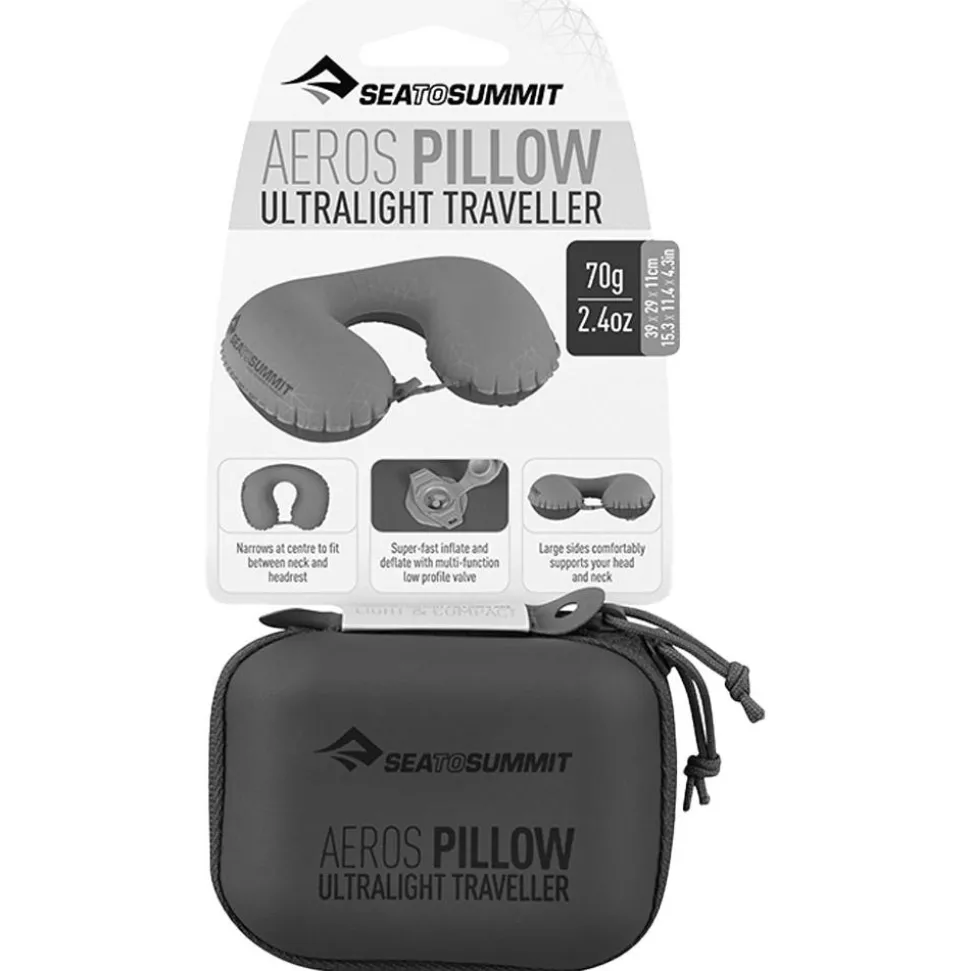 Oreiller Sea To Summit Aero Ultralight Traveller Grey