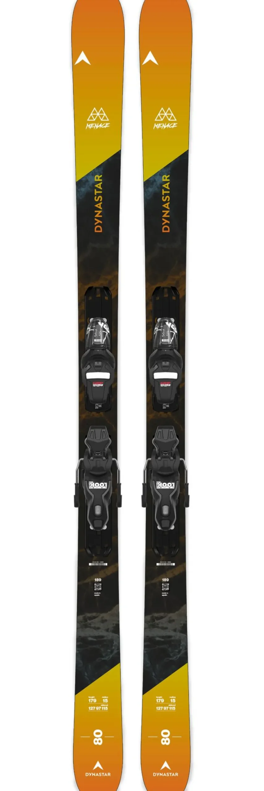 Pack Ski Alpin M-Menace 80 Xpress + Fix