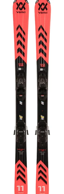 Pack Ski Alpin Racetiger Jr Red + Fix