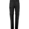 Pantalon de rando Millet Ubic Stretch Zip Off Pant M Black