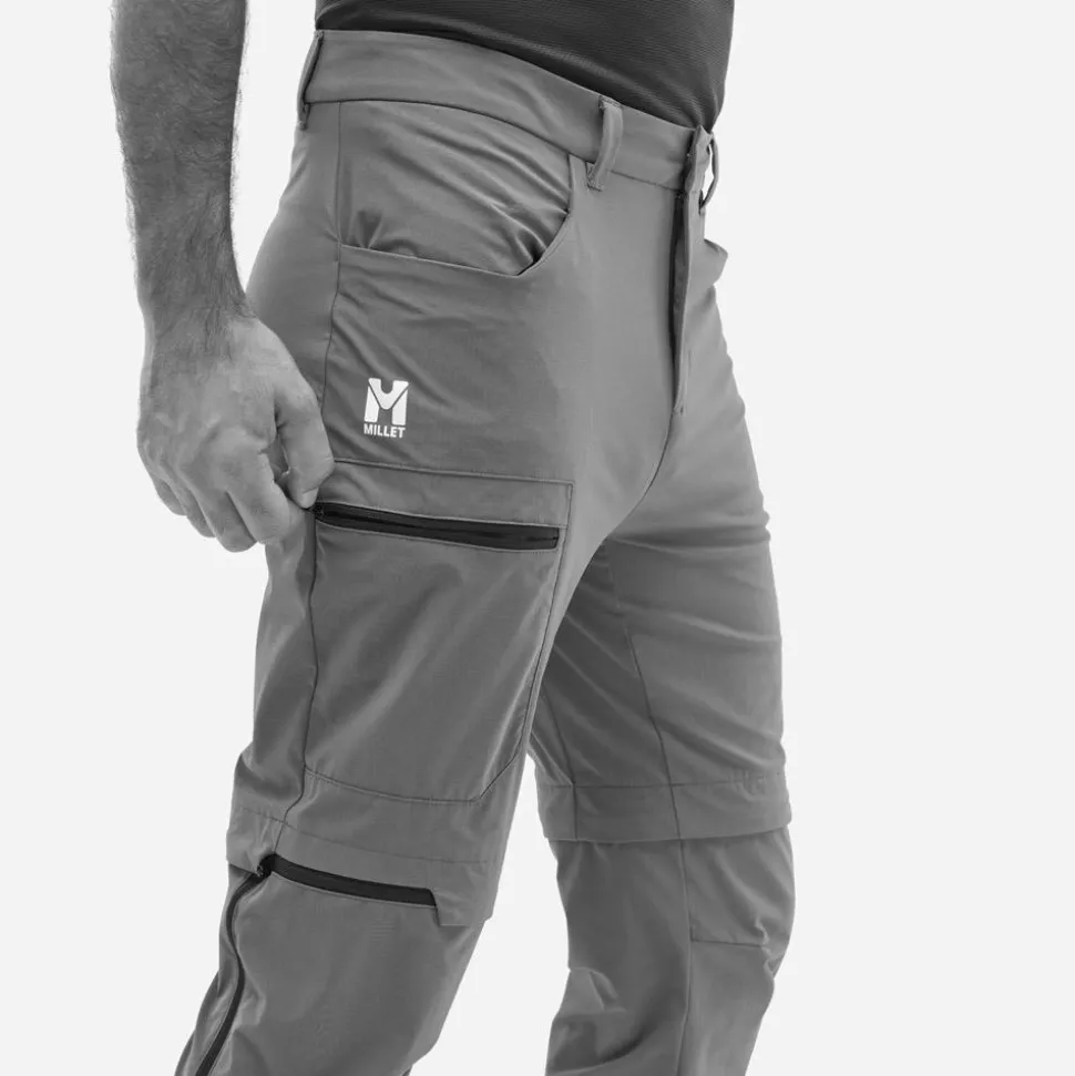 Pantalon de rando Millet Ubic Stretch Zip Off Pant M Black