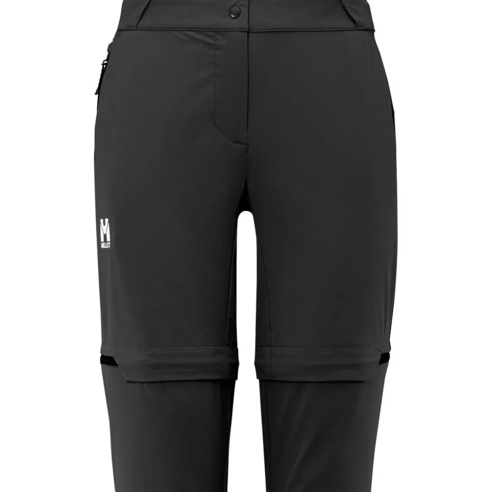 Pantalon de rando Millet Ubic Stretch Zip Off Pant W Black