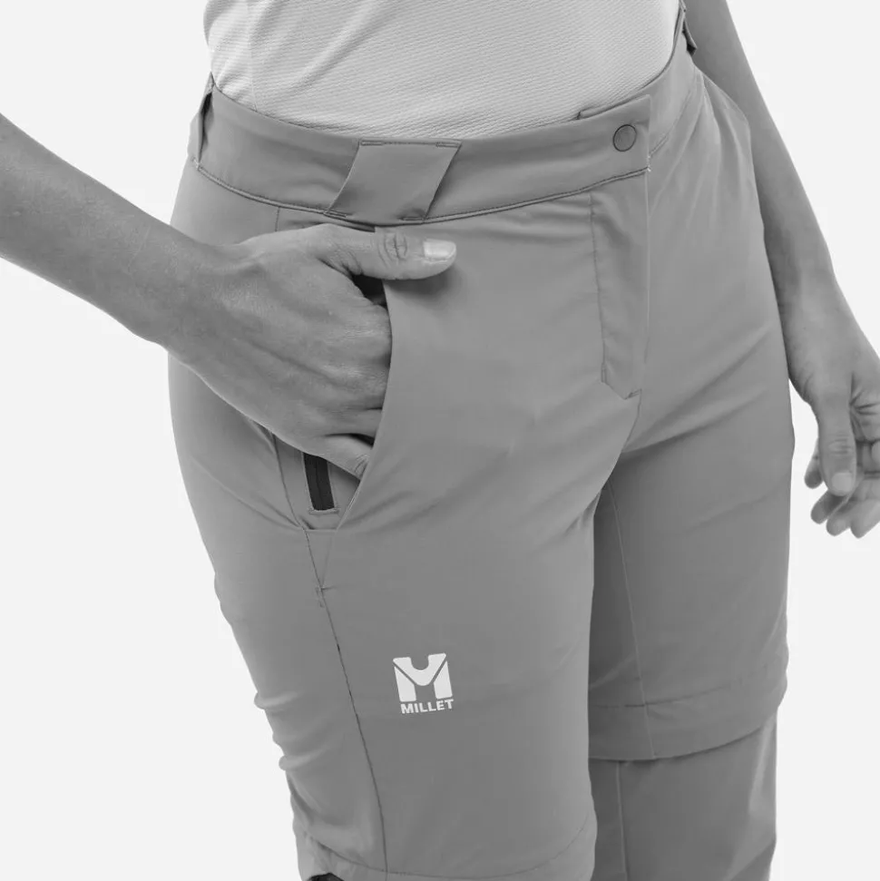 Pantalon de rando Millet Ubic Stretch Zip Off Pant W Black