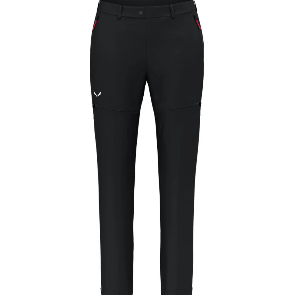 Pantalon de rando Salewa Puez Talvena Durastretch 2 en 1 Pant W Black Out