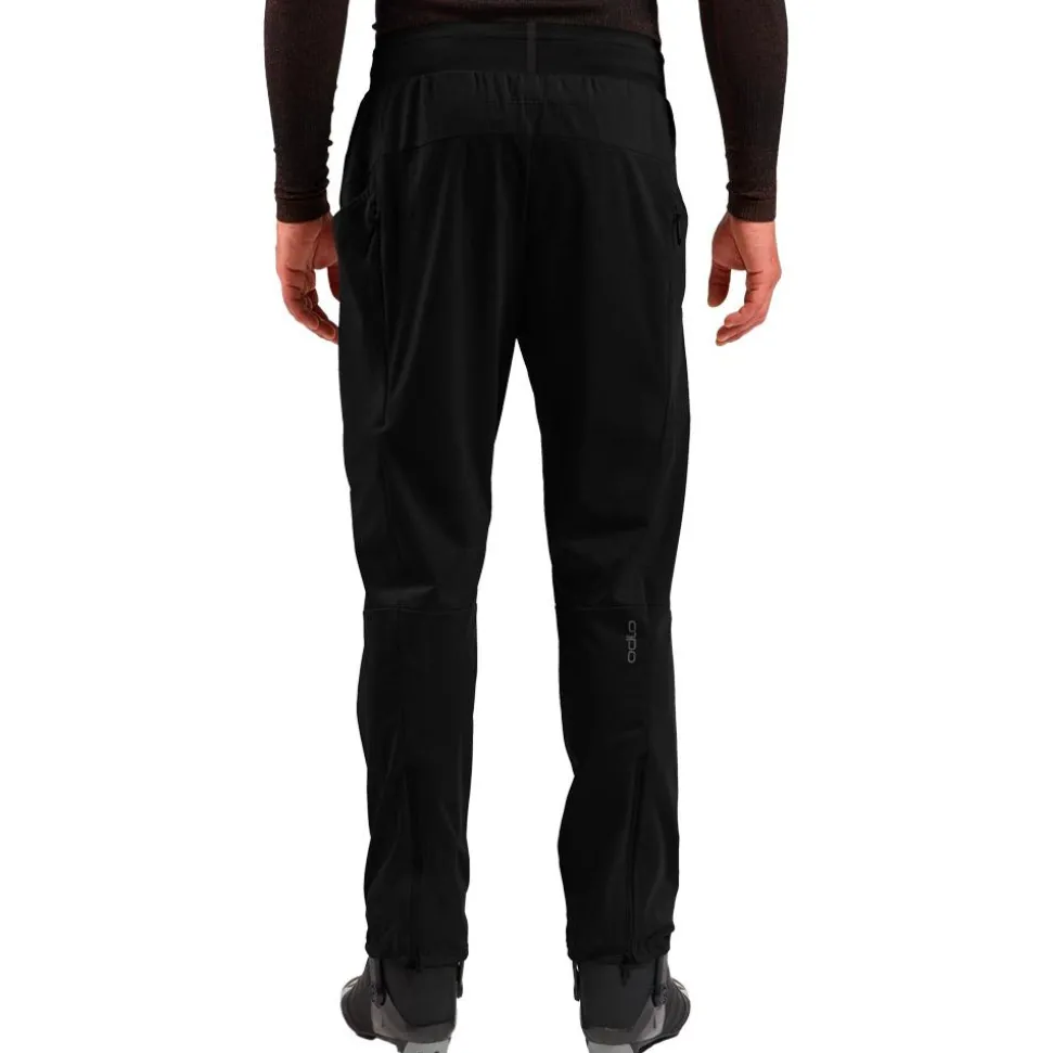 Pantalon Nordique Odlo Zeroweight Pro Windproof Warm Pant Regular Black