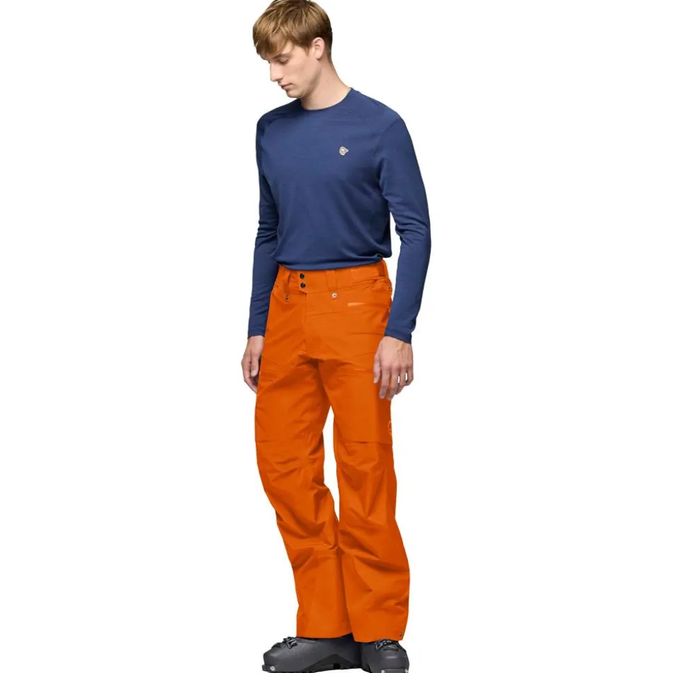 Pantalon Ski Norrona Lofoten Gore-Tex Pant Gold Flame
