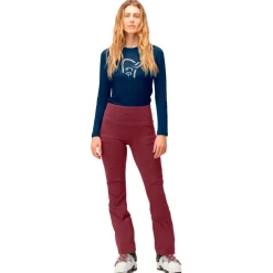 Pantalon Ski Norrona Lyngen Equaliser Stretch Tights W's Tawny Port