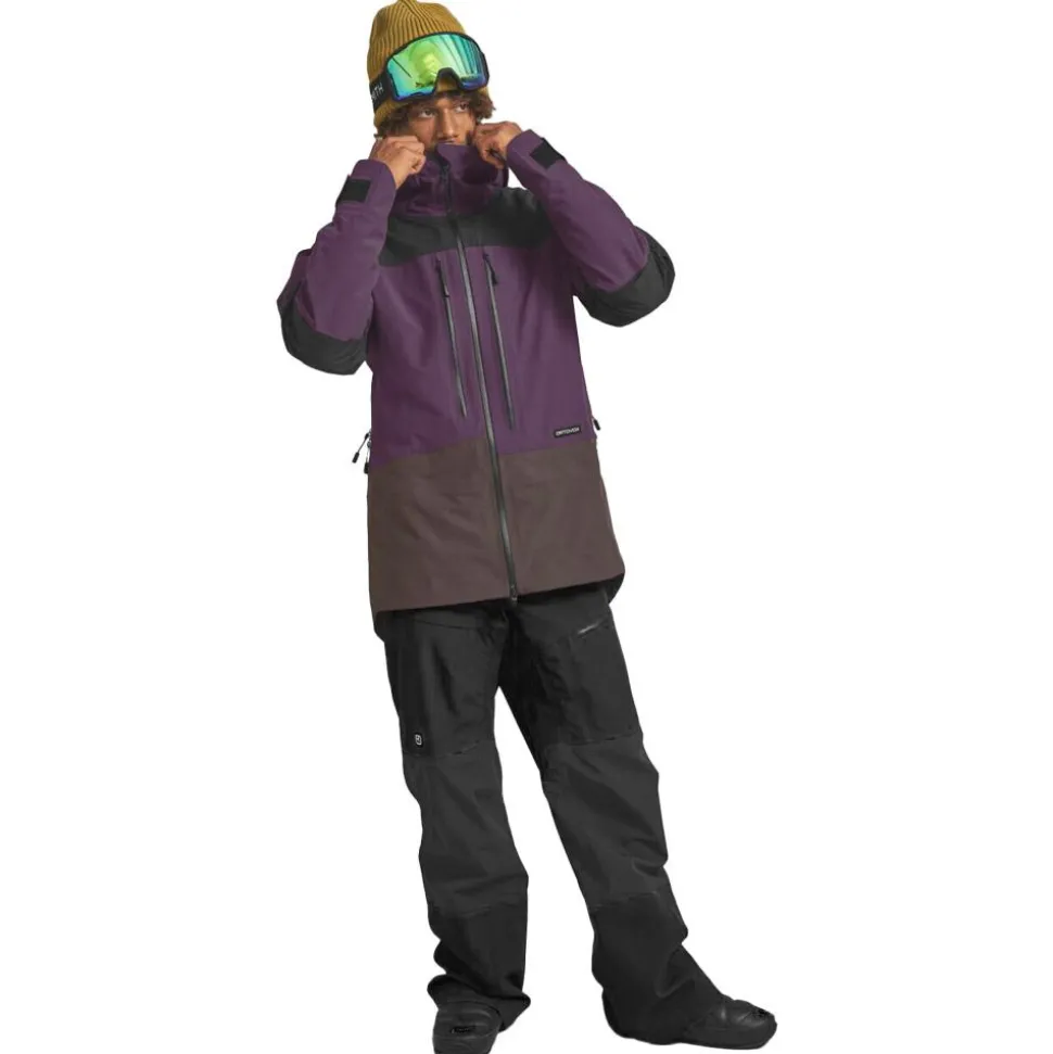 Pantalon Ski Ortovox Ravine Free 3L Pants Black Raven