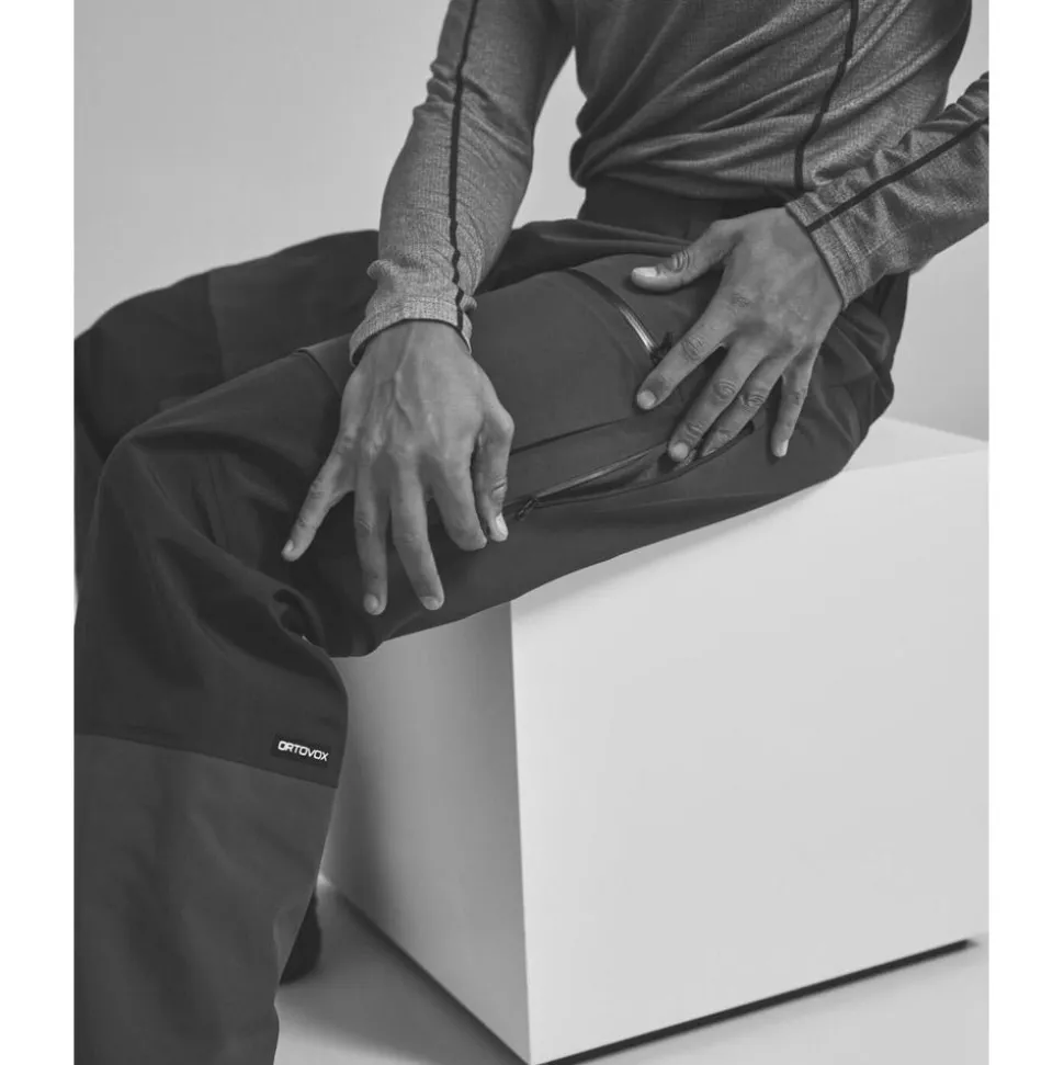 Pantalon Ski Ortovox Ravine Free 3L Pants Black Raven