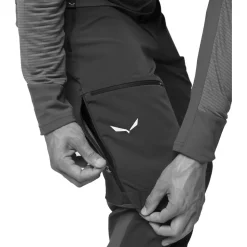 Pantalon Ski Salewa Sella Dst Pant Black Out