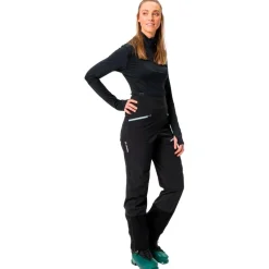 Pantalon Ski Vaude Women's Monviso Softshell Pants II Liblack