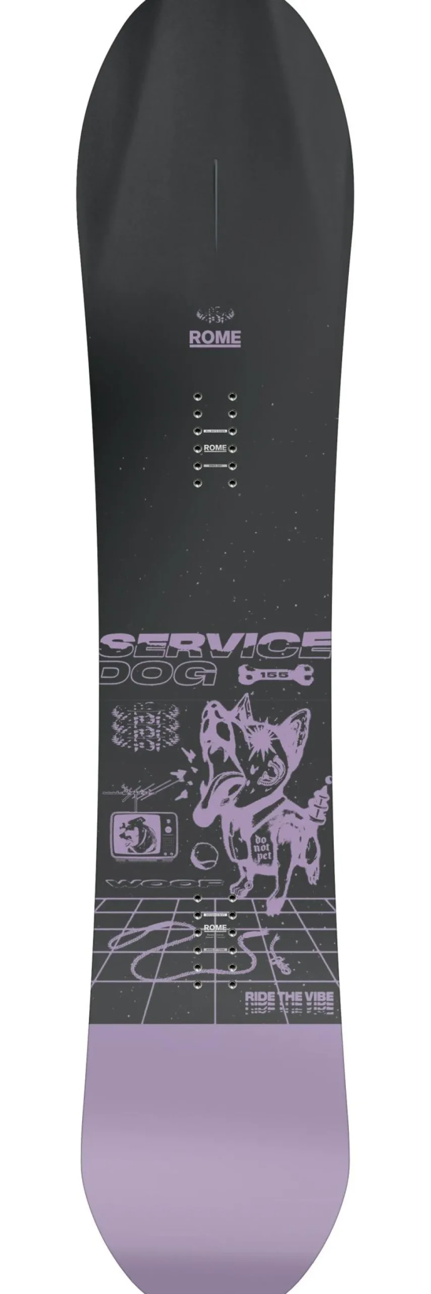 Planche Snowboard Rome Service Dog