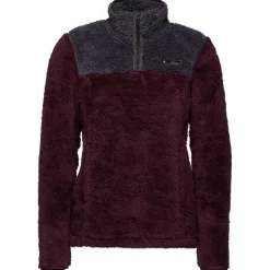 Polaire Black Diamond W Roadie 1/4 Zip Fleece Bordeaux Carbon