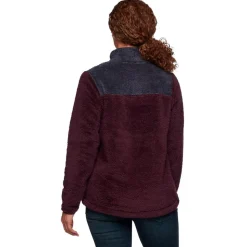 Polaire Black Diamond W Roadie 1/4 Zip Fleece Bordeaux Carbon