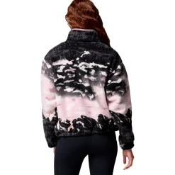 Polaire Columbia Helvetia II Printed Cropped Half Snap W Shale Purple Sisters Shale Purple