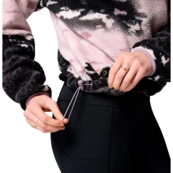 Polaire Columbia Helvetia II Printed Cropped Half Snap W Shale Purple Sisters Shale Purple